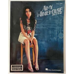 Amy Winehouse - Back to Black Piano, Vocal and Guitar Piano Book Hal Leonard